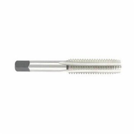 Morse Straight Flute Hand Tap, Series 2020, Imperial, GroundUNF, 112, Bottoming Chamfer, 4 Flutes, HSS, 33489